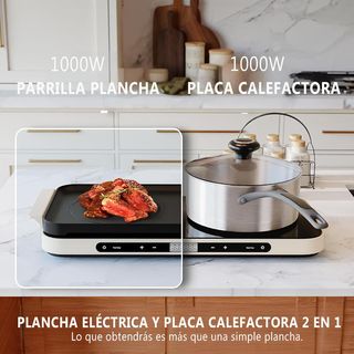 Hornillo Eléctrico 2 Fuegos 2000W