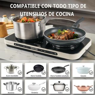 Hornillo Eléctrico 2 Fuegos 2000W