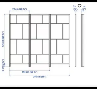 2 Biombos Risor Ikea