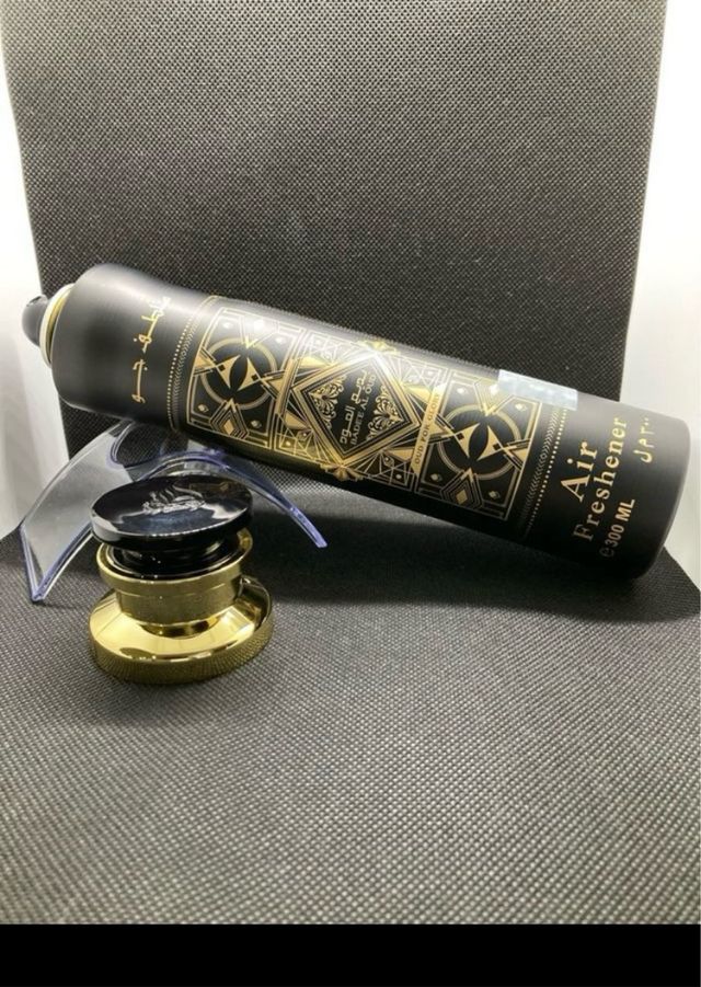 Ambientador BADEE AL OUD Negro y Dorado 300ml