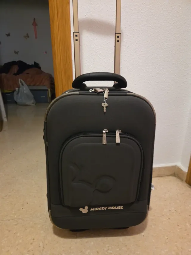 Maleta de Viaje Mickey Mouse Gris