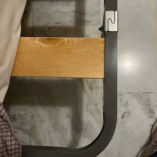 Cabecero de madera estilo rústico, pue cama 30cm