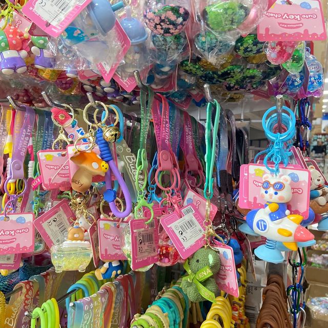 Llaveros Kawaii Panda y Botella con Agua