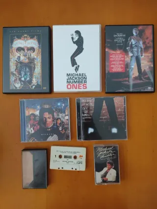 Michael Jackson Lote DVD CD Cassette