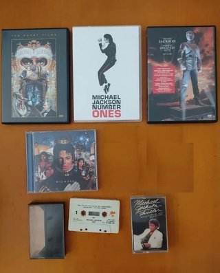 Michael Jackson Lote DVD CD Cassette