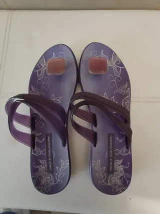 Sandalias Ipanema Moradas y Marrones
