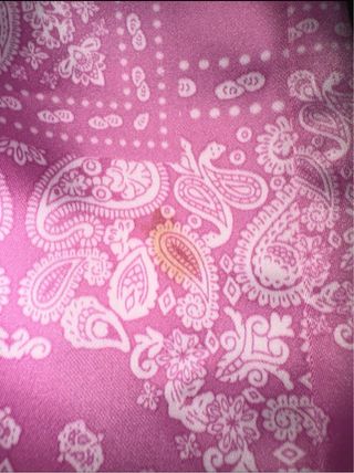 Pantaloncini rosa fantasia bandana