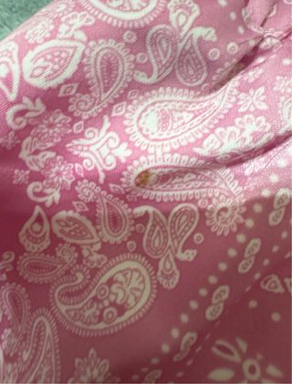 Pantaloncini rosa fantasia bandana