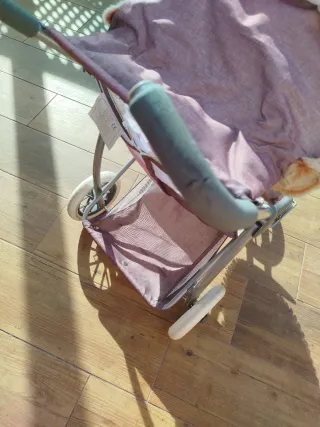 Carrito gemelar de juguete