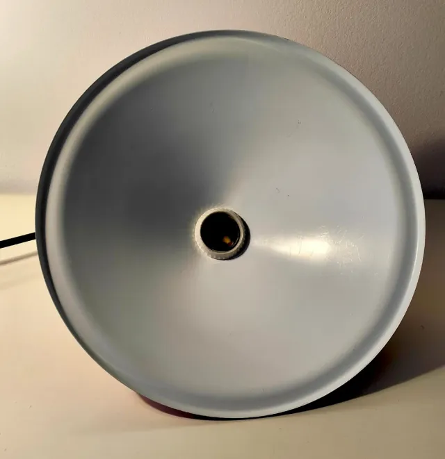 Lámpara colgante roja vintage