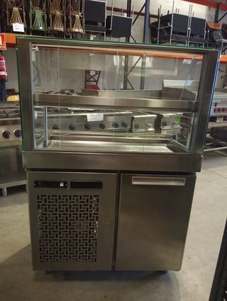 Expositor refrigerado pescado/marisco