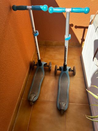 2 Patinetes infantiles 3 ruedas