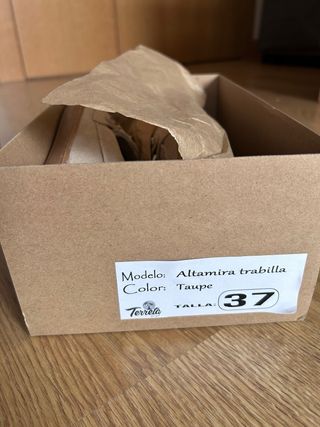 Mocasines Terreta Beige Talla 37