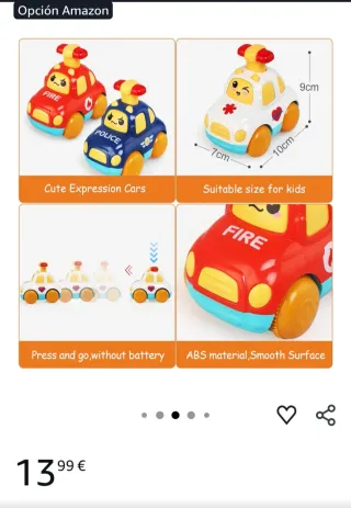 Coches de Juguete para Bebés (1-3 Años)