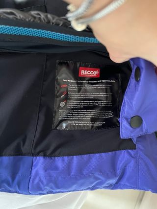 Giacca da sci Colmar blu e bianca