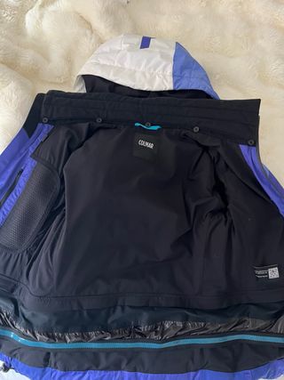 Giacca da sci Colmar blu e bianca