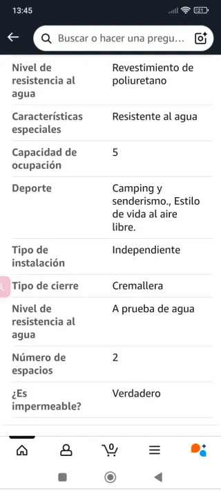 Tienda campaña Coleman Trailblazer 5 Plus iglú