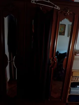 Vestido fiesta burdeos talla 40