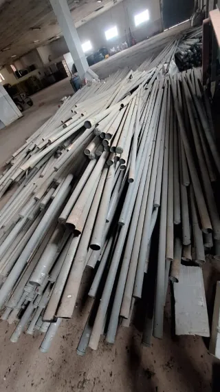 Tubos metálicos galvanizados 4 metros invernadero