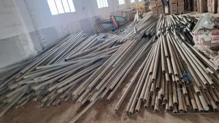 Tubos metálicos galvanizados 4 metros invernadero