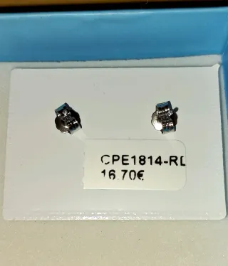 Pendientes Plata Ley Circonitas Ovaladas Estrella