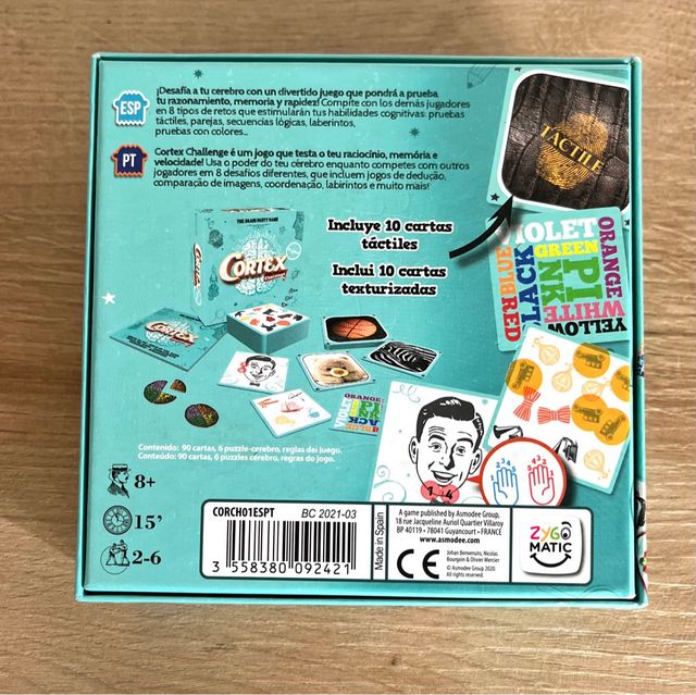 Jogo de Tabuleiro Cortex Challenge (+8 anos)