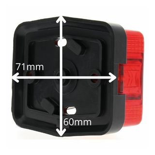 Piloto lateral blanco-rojo JOKON para caravana