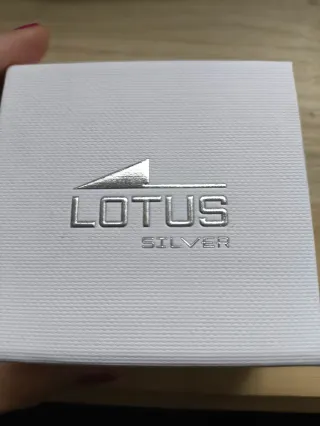 Pendientes Lotus Plata Multicolor en caja original