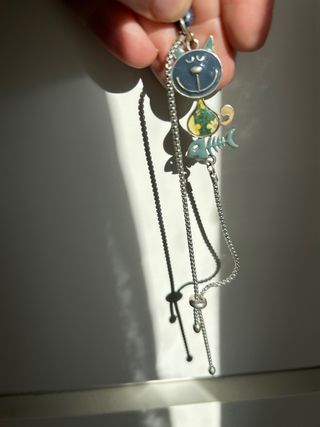 Pulsera gato con pez