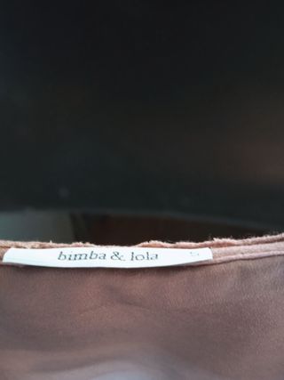 Vestido Bimba y Lola lila/rosa empolvado