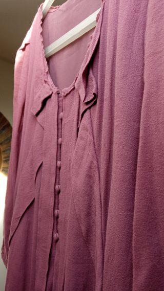 Vestido Bimba y Lola lila/rosa empolvado