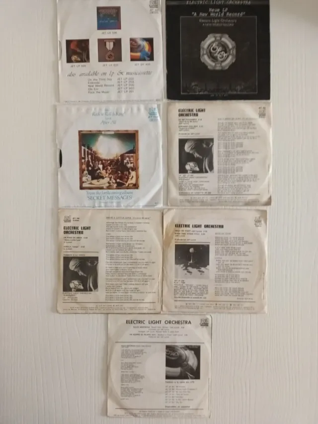 SINGLES ELECTRIC LIGHT ORCHESTRA