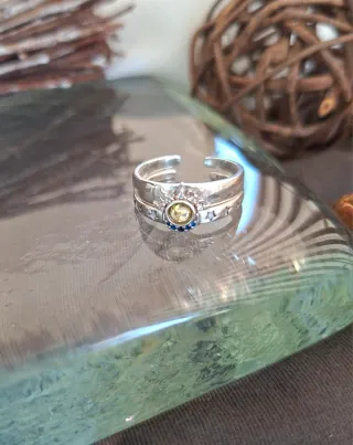 Pendientes de Plata de Ley, diseño sol y luna.