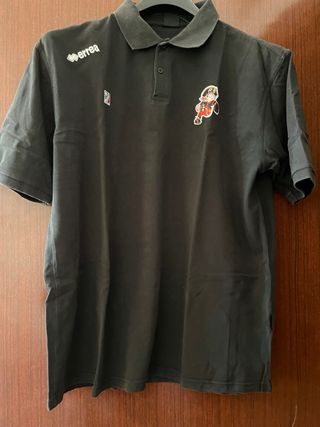 Maglietta Errea Nera con Stemma Rimini baseball