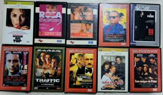 Lote DVDs 40 películas