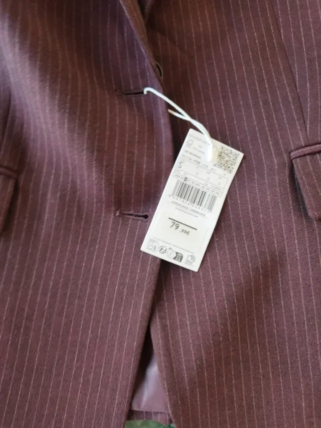 Americana MNG Raya Púrpura Talla S