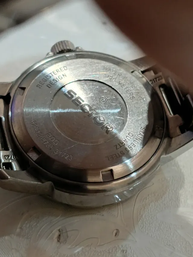 Orologio Sector Uomo Blu 100M