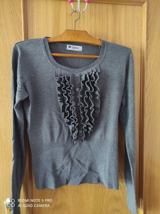 Jersey fino gris talla XL/XXL