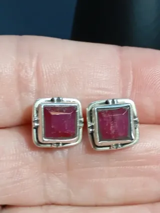 Pendientes en plata ley