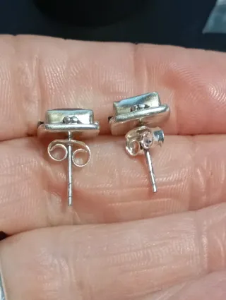 Pendientes en plata ley