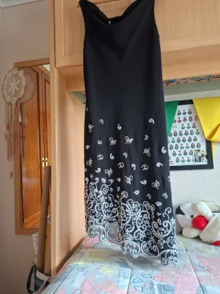 Vestido fiesta mujer negro