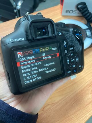 Cámara Canon EOS 1300D Negra
