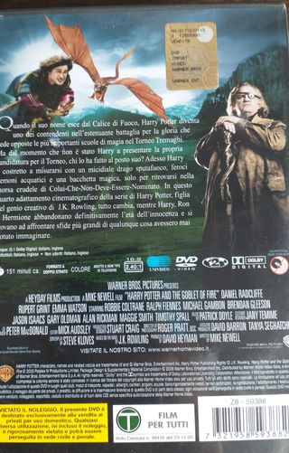DVD Harry Potter e il Calice di Fuoco