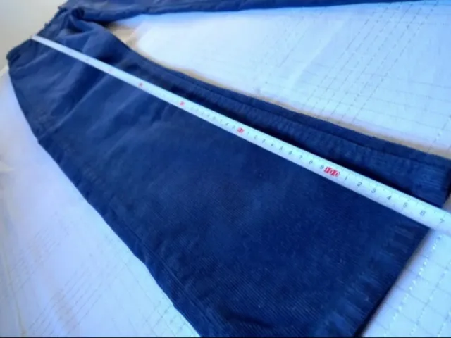 Pantalones Massimo Dutti de pana azul