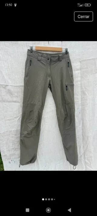 Pantalón Montaña Trangoworld Mujer Verde Oliva