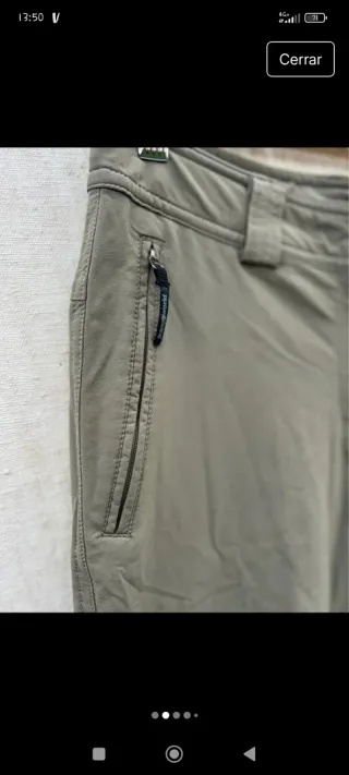 Pantalón Montaña Trangoworld Mujer Verde Oliva