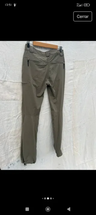 Pantalón Montaña Trangoworld Mujer Verde Oliva
