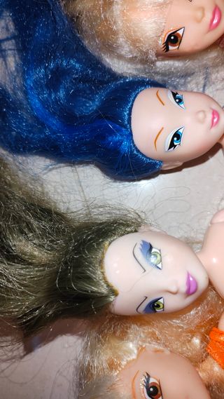 Lotto 6 bambole Winx difettose