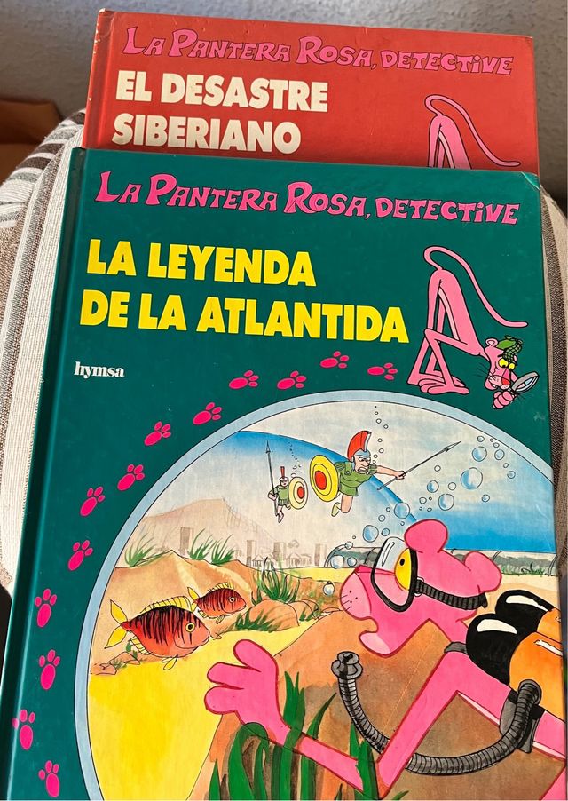 Dos cómics de La pantera rosa detective