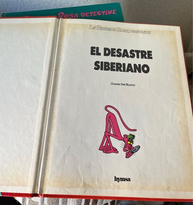 Dos cómics de La pantera rosa detective